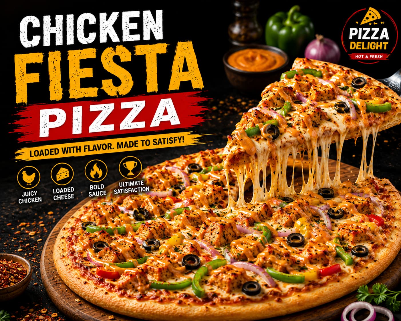 Chicken Fiesta Pizza